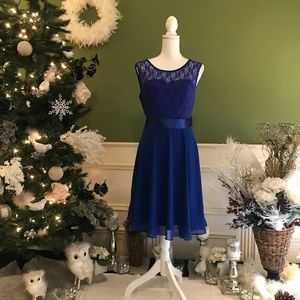Short Lace chiffon casual bridesmaid party dress